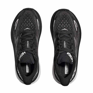 Hoka Clifton 9 Running Shoes - Black/White