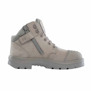 Steel Blue Parkes Zip Scuff Cap 312658 Work Boots - Granite