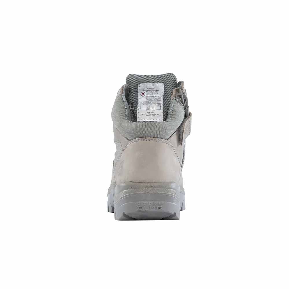 Steel Blue Parkes Zip Scuff Cap 312658 Work Boots - Granite