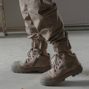 Steel Blue Parkes Zip Scuff Cap 312658 Work Boots - Granite