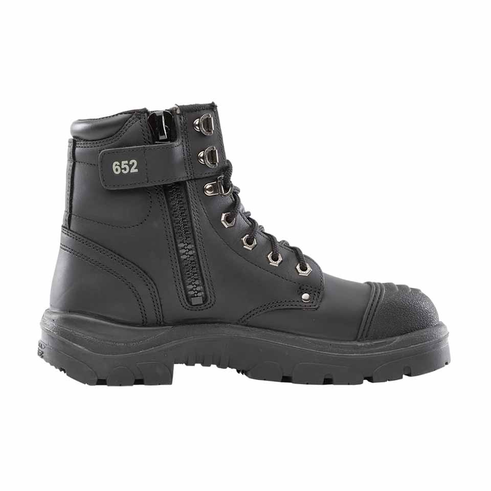 Steel Blue Argyle Zip Scuff Cap 312652 Safety Work Boot - Black