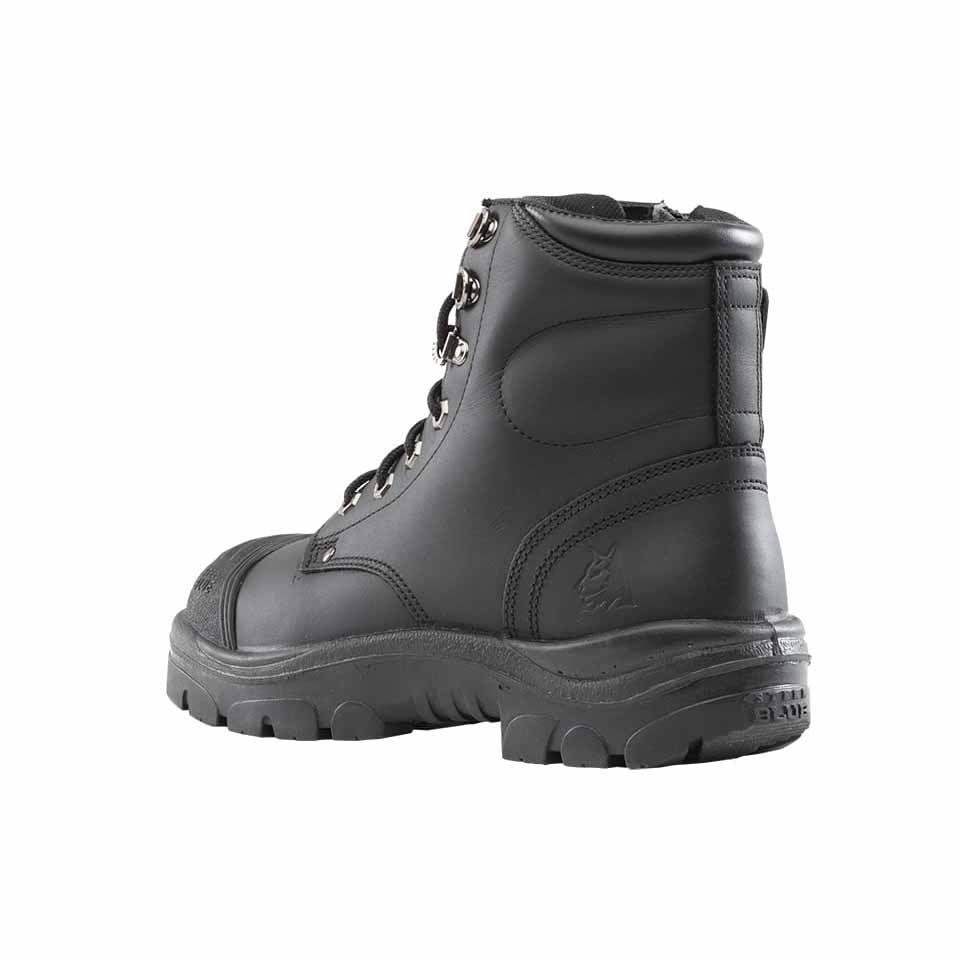 Steel Blue Argyle Zip Scuff Cap 312652 Safety Work Boot - Black
