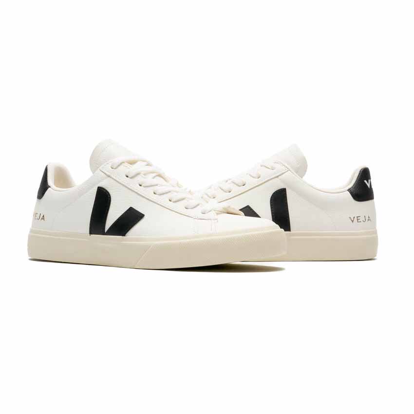 VEJA Campo Chromefree Leather - Extra White/Black