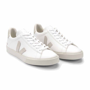 VEJA Campo Chromefree Leather - Extra White/Natural Suede