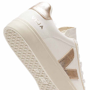 VEJA Campo Chromefree Leather - Extra White/Platine