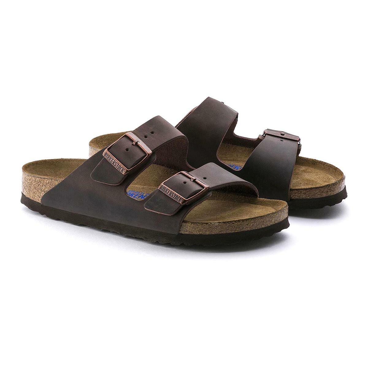 Arizona Soft Footbed Oiled Leather Sandals - Narrow - The Next Pair