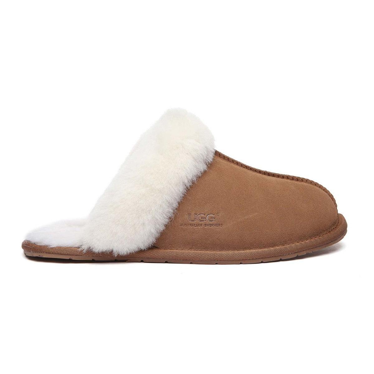 Australian Shepherd Ugg Rosa Suede Slippers - The Next Pair