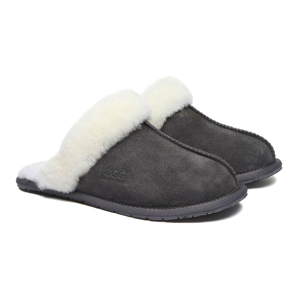 Australian Shepherd Ugg Rosa Suede Slippers - The Next Pair