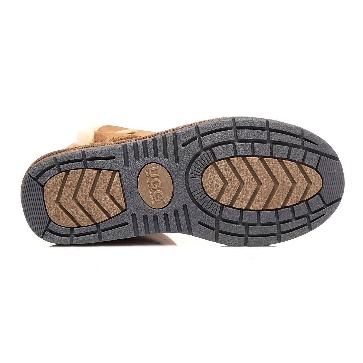 Australian Shepherd Ugg Short Button Premium Double Face - The Next Pair