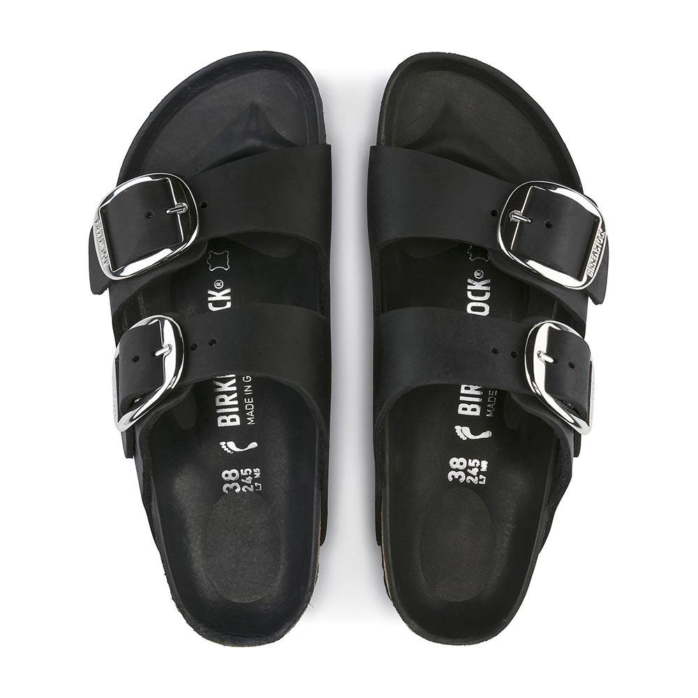 Birkenstock Arizona Big Buckle Oiled Leather Sandals - Regular - The Next Pair