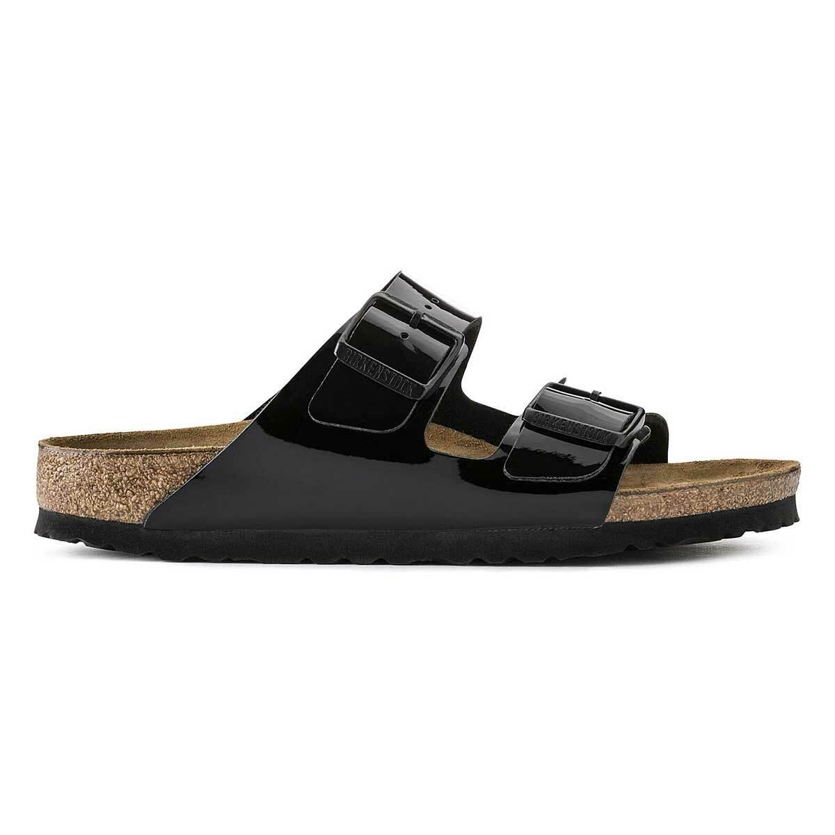 Birkenstock Arizona Birko-Flor Patent Sandals - Narrow - The Next Pair