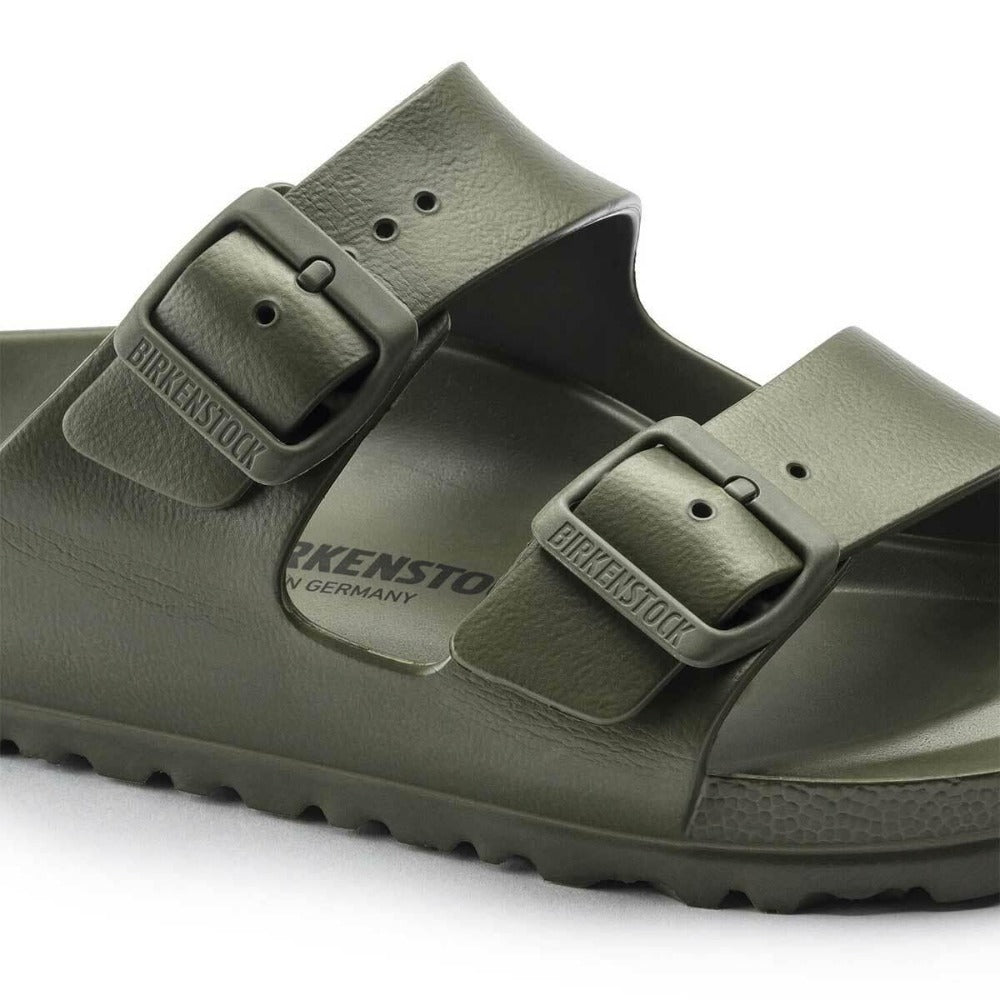 Green hot sale birkenstock sandals