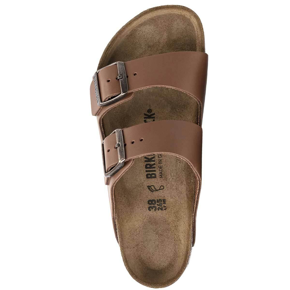 Birkenstock Arizona Natural Leather Sandals - Narrow - The Next Pair