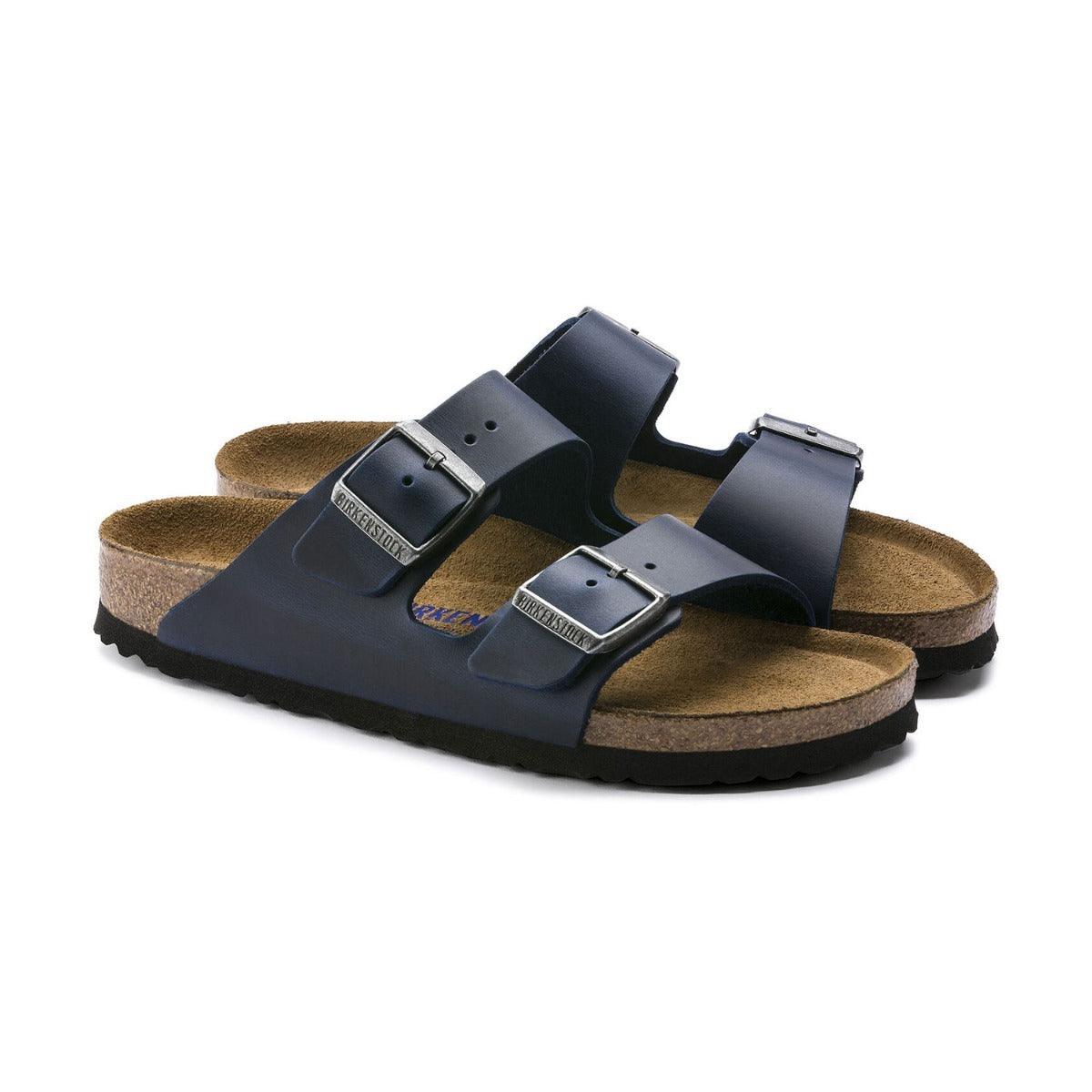 Birkenstock Arizona Oiled Nubuck Leather Soft Footbed Sandals - Regular - The Next Pair