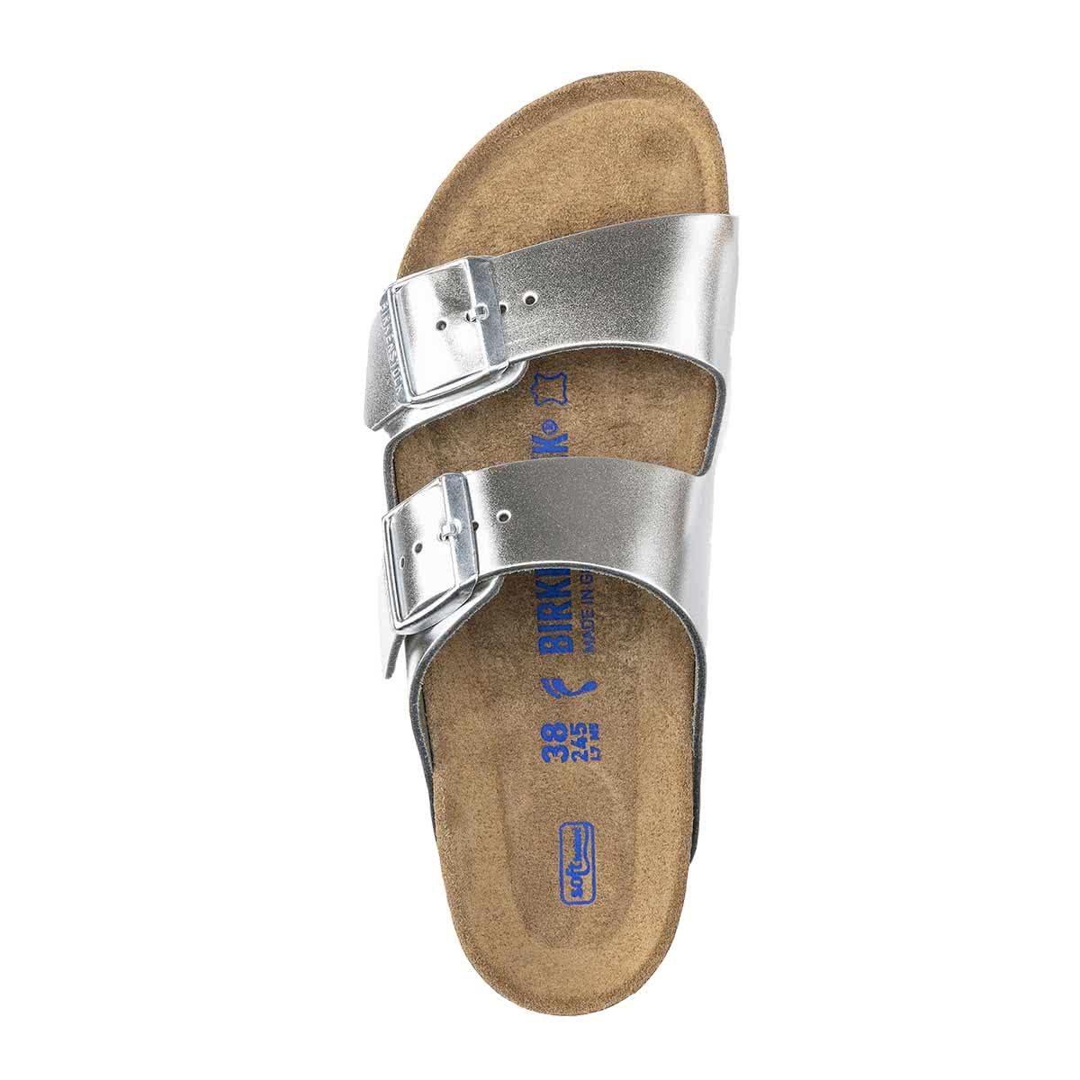 Birkenstock Arizona Soft Footbed Natural Leather Sandals - Narrow - The Next Pair