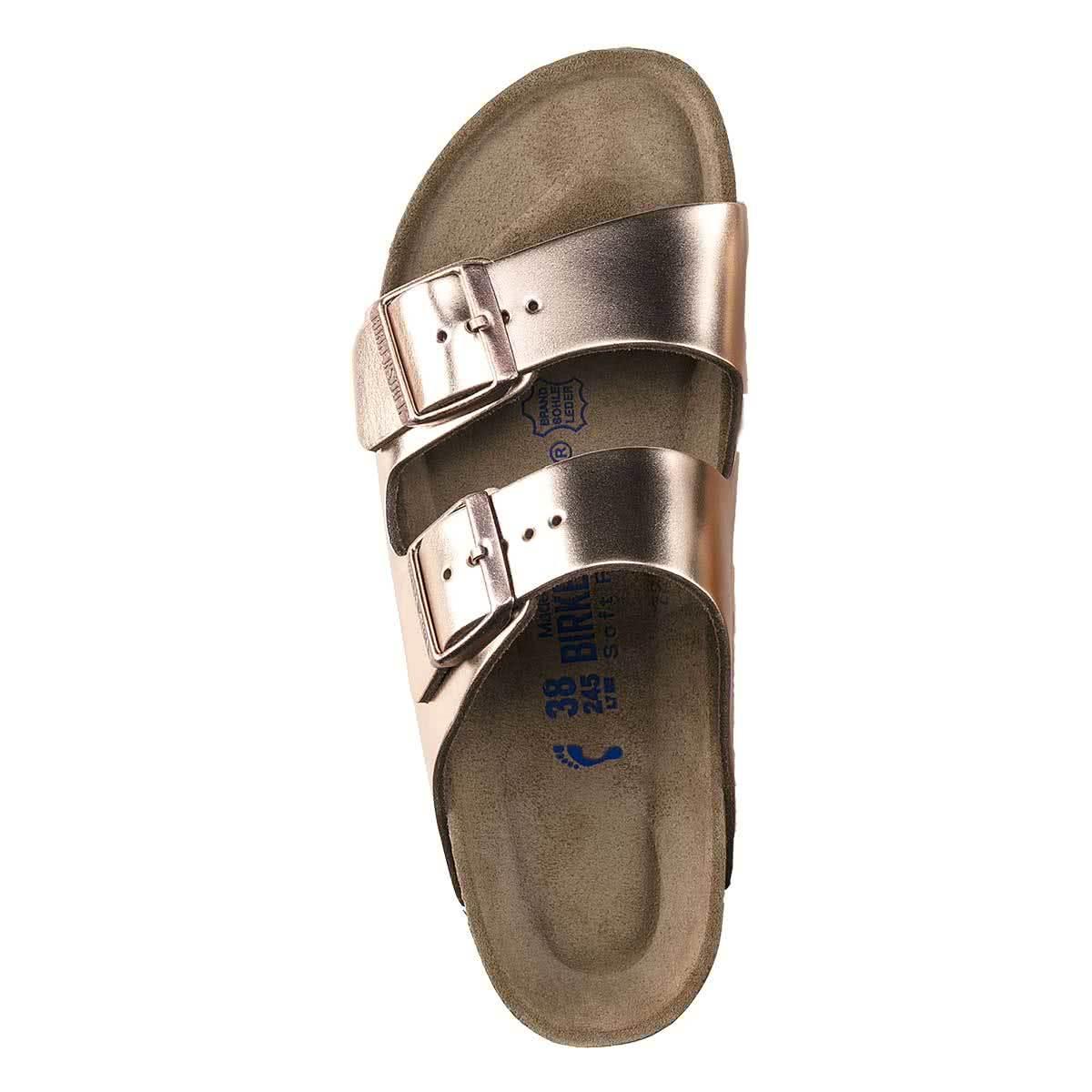 Birkenstock Arizona Soft Footbed Natural Leather Sandals - Regular - The Next Pair