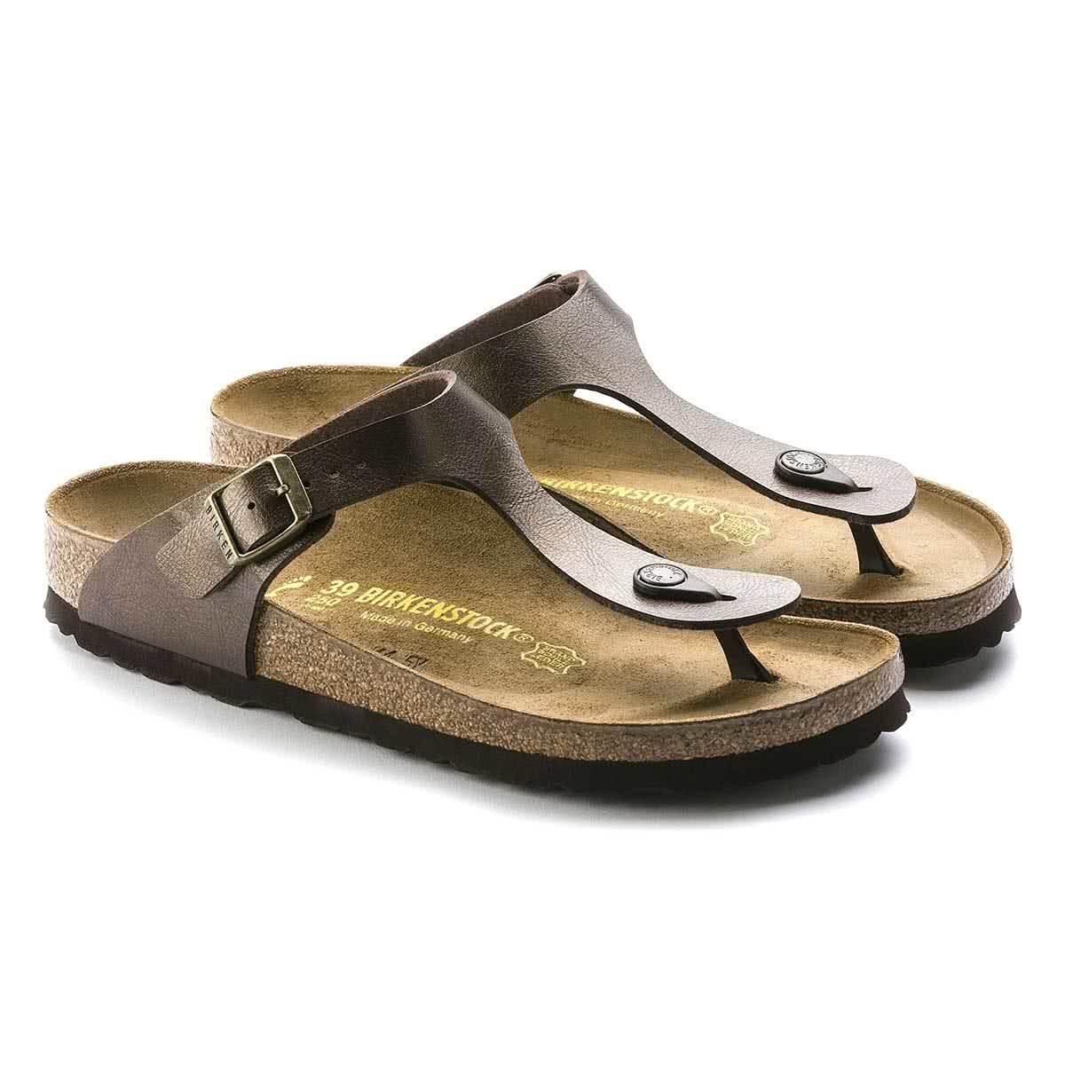 Shop Birkenstock Women s Gizeh Sandals Graceful Toffee The