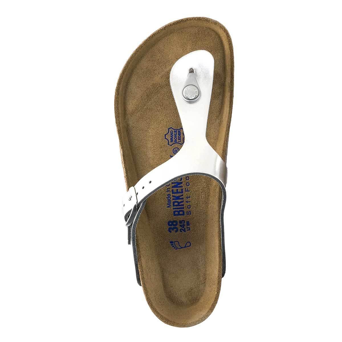 Birkenstock Gizeh Soft Footbed Natural Leather Sandals - Narrow - The Next Pair