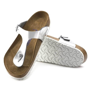 Birkenstock Gizeh Soft Footbed Natural Leather Sandals - Regular - The Next Pair