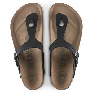 Birkenstock Gizeh Vegan Sandals - Regular- Black - The Next Pair