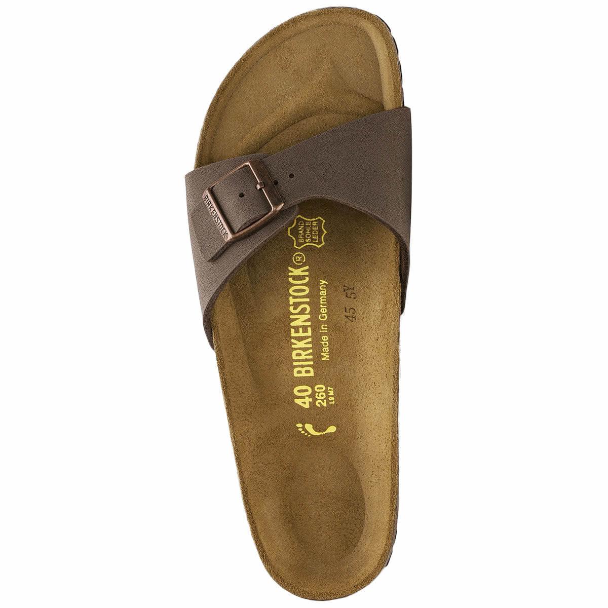 Birkenstock Madrid Birko-Flor Nubuck Sandals - Narrow - The Next Pair