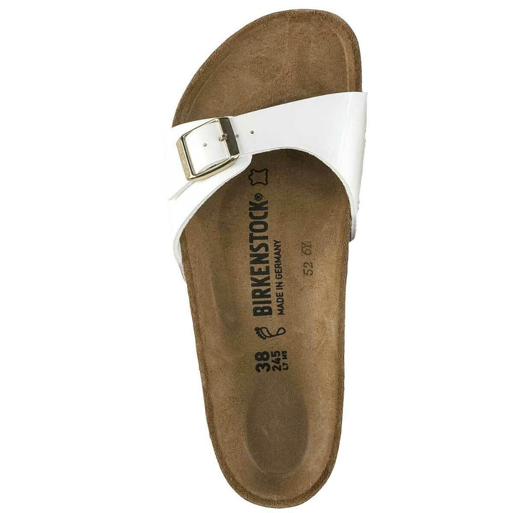 Birkenstock Madrid Birko-Flor Patent Sandals - Narrow - The Next Pair