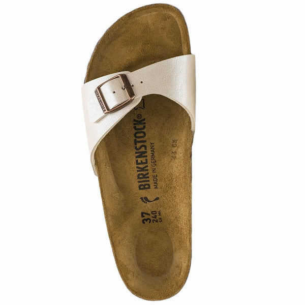 Birkenstock Madrid Birko-Flor Sandals Regular Graceful Pearl white