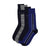 Calvin Klein 4 Pack Multi Vertical Striped Logo Dress Socks - One Size - The Next Pair