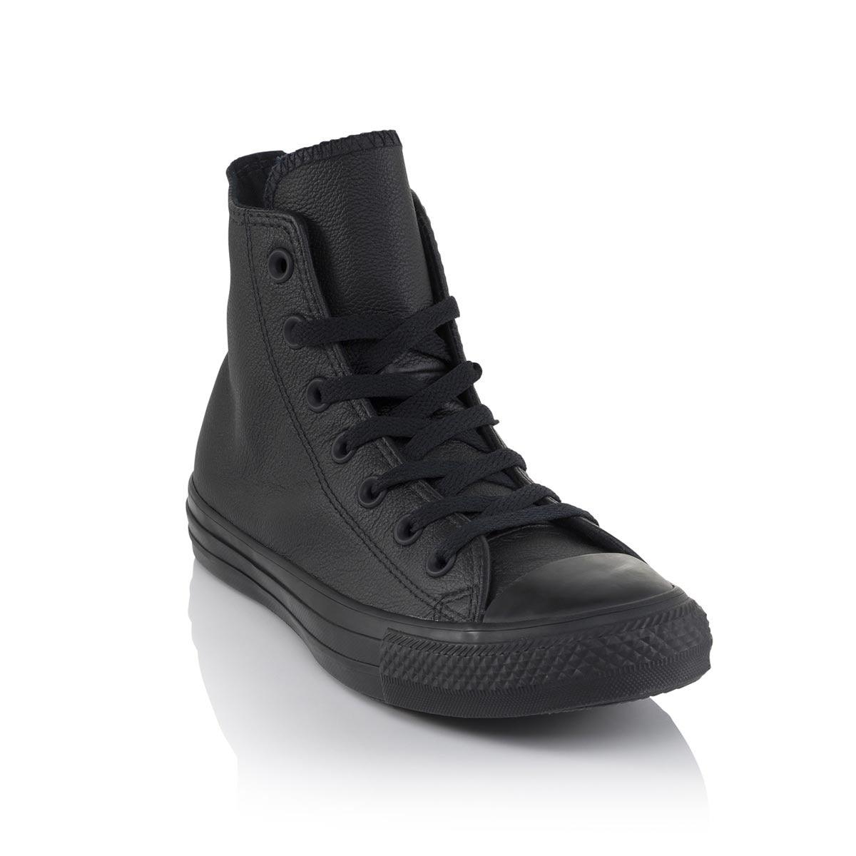 Converse black leather shoes australia Clearance