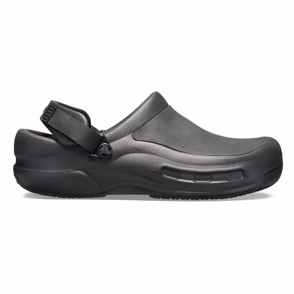 Crocs Bistro Pro Lite Ride Work Clogs - Black - The Next Pair