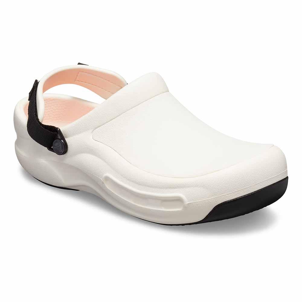 Crocs Bistro Pro Lite Ride Work Clogs - White - The Next Pair