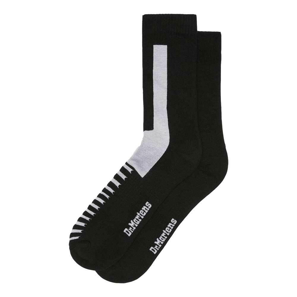 Shop Dr. Martens Double Doc Sock | Black/White | The Next Pair
