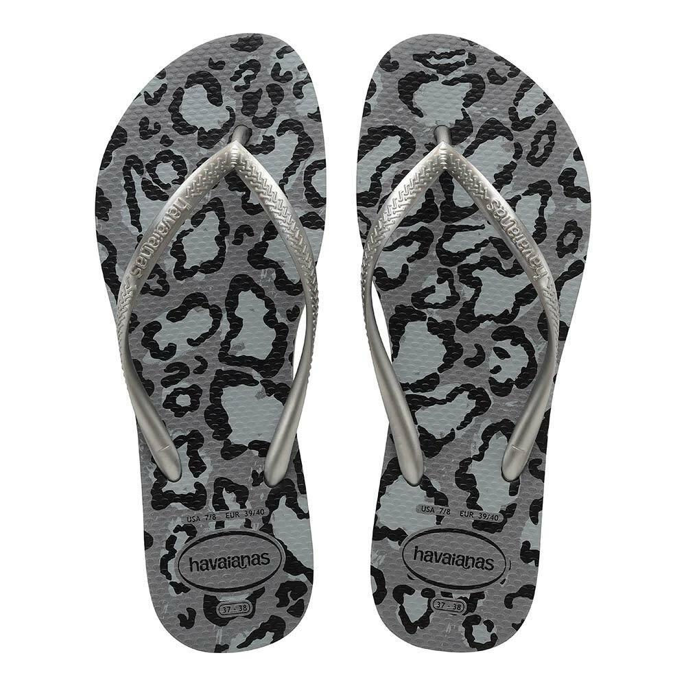 Slim silver havaianas hot sale