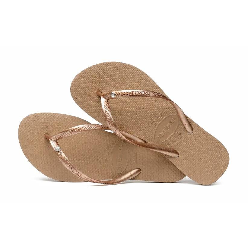 Havaianas slim best sale swarovski crystal