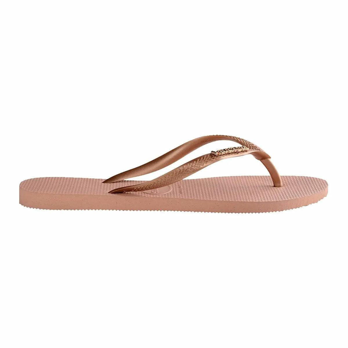 Havaianas metallic rose on sale gold