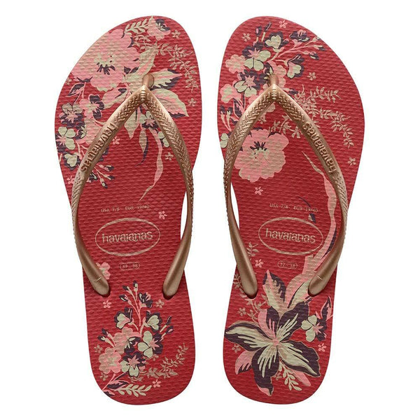 Havaianas slim floral flip on sale flops