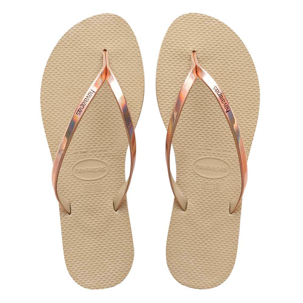 Havaianas You Metallic Thong - Sand/Copper - The Next Pair