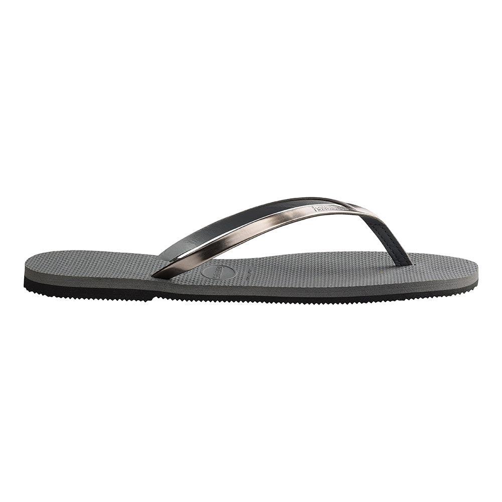 Havaianas You Metallic Thong - Steel Graphite - The Next Pair