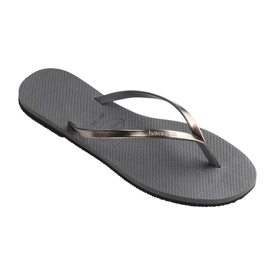 Havaianas You Metallic Thong - Steel Graphite - The Next Pair
