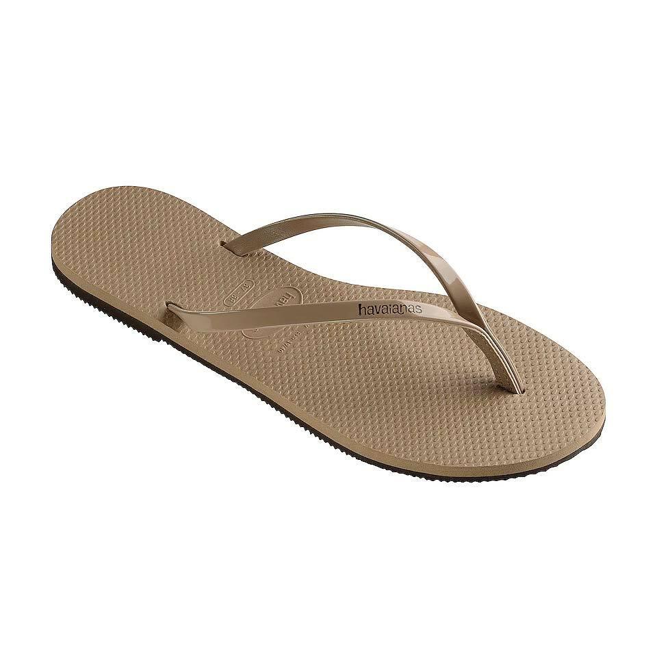 Shop Women's Havaianas You Metallic Thong Rose Gold The Next Pair