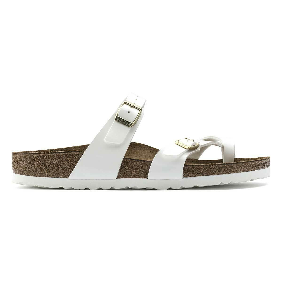 Mayari Birko-Flor Patent Sandals - Regular - The Next Pair