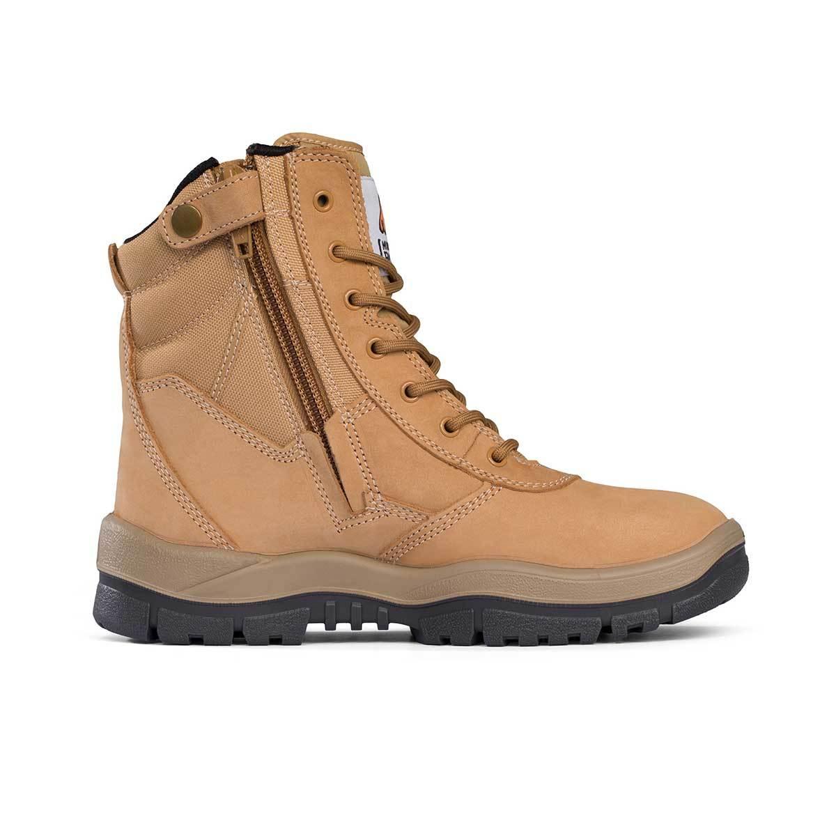 Mongrel High Leg Zipsider Safety Steel Toe Work Boots - The Next Pair