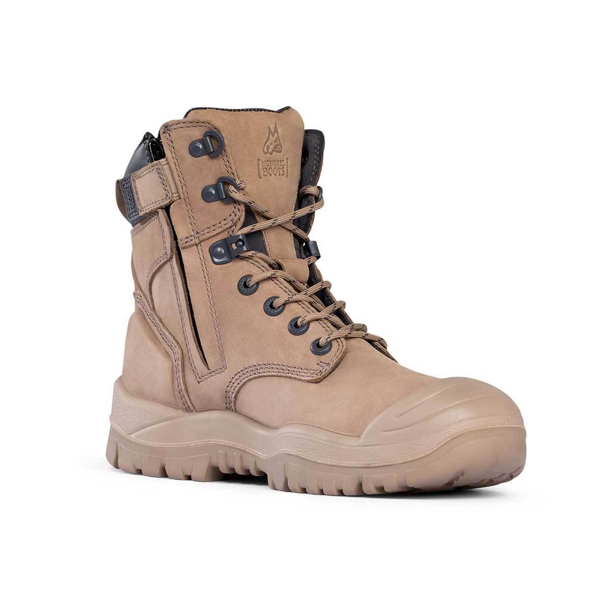 Mongrel High Leg Zipsider Scuff Cap Work Boots - The Next Pair