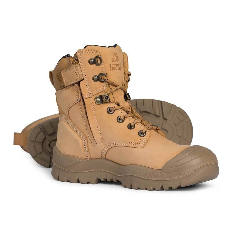 Mongrel High Leg Zipsider Scuff Cap Work Boots - The Next Pair