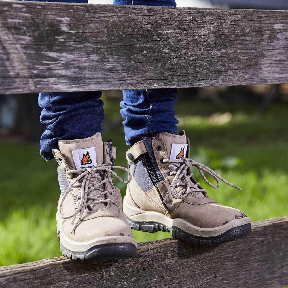 Mongrel Zipsider Safety Steel Toe Work Boots - The Next Pair
