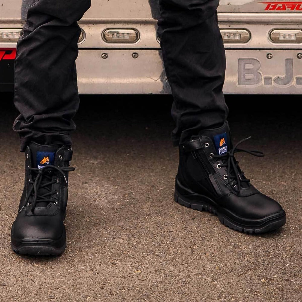 Mongrel Zipsider Safety Steel Toe Work Boots - The Next Pair