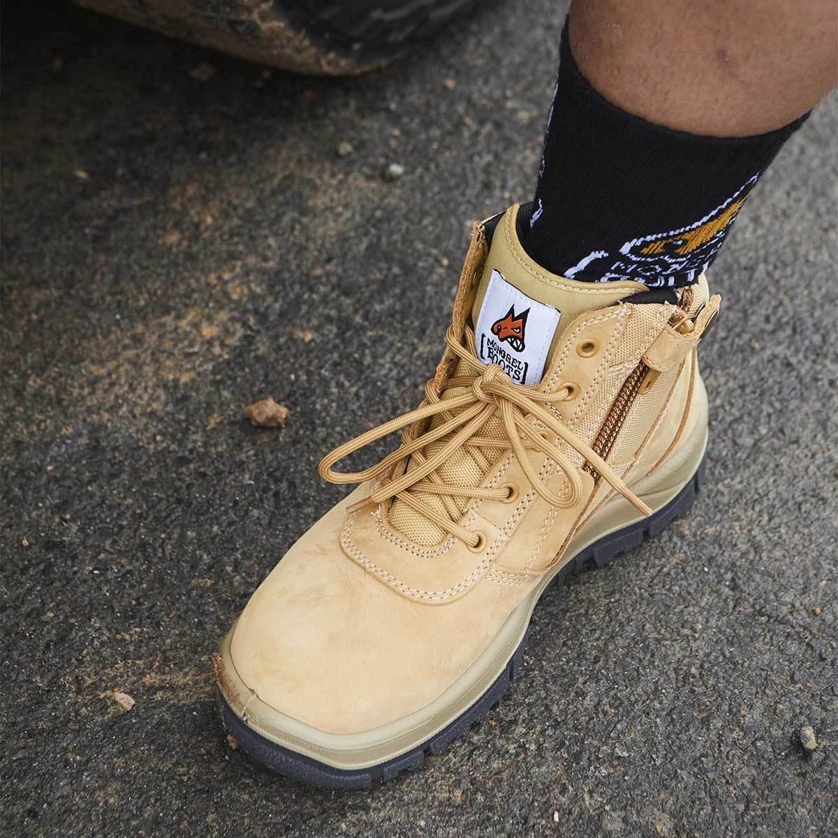 Mongrel Zipsider Safety Steel Toe Work Boots - The Next Pair