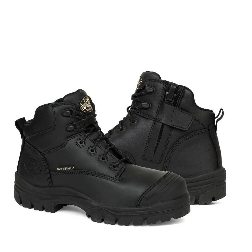 Oliver AT 45-640Z 130MM Zip Sided Composite Safety Toe Work Boots - The Next Pair