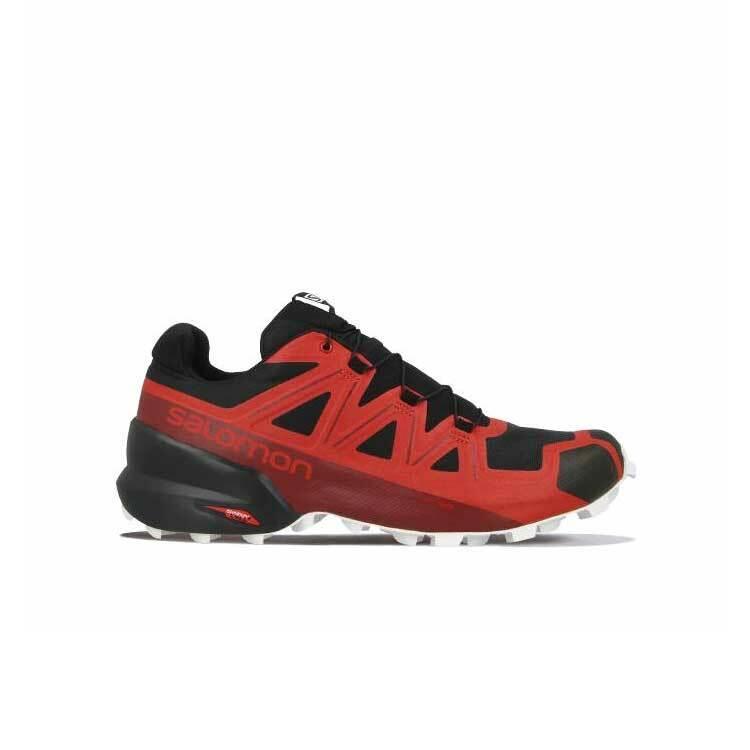 Shop Salomon Speedcross 5 Men's Running Shoes | Red/Black | The Next Pair
