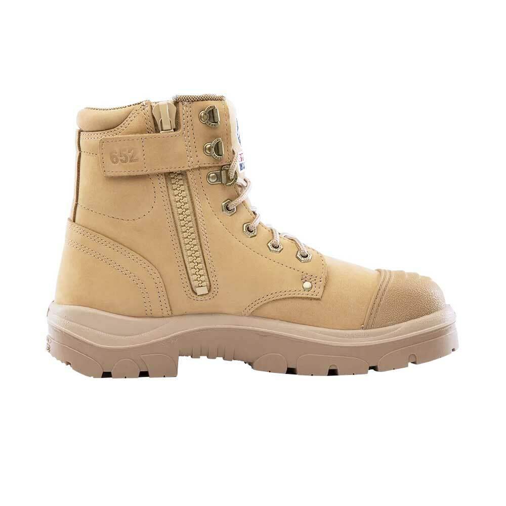 Steel Blue Argyle Zip Scuff Cap Work Boots - The Next Pair